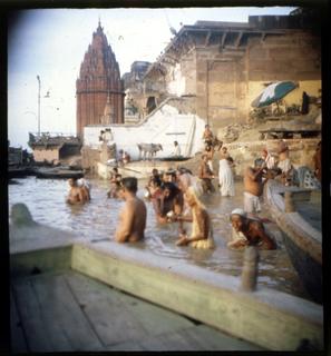 Pilgrims in Varanasi, 1979