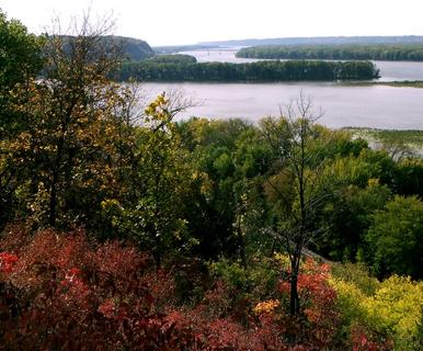 The Mississippi River in Autumn