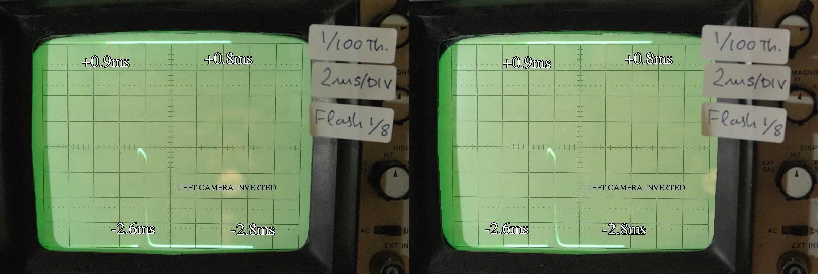 Left camera inverted