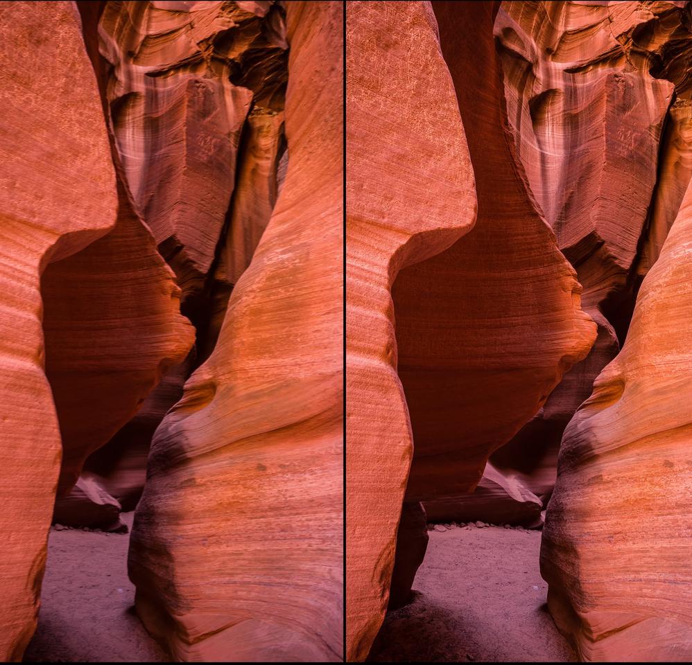 Antelope valley slot canyon tall