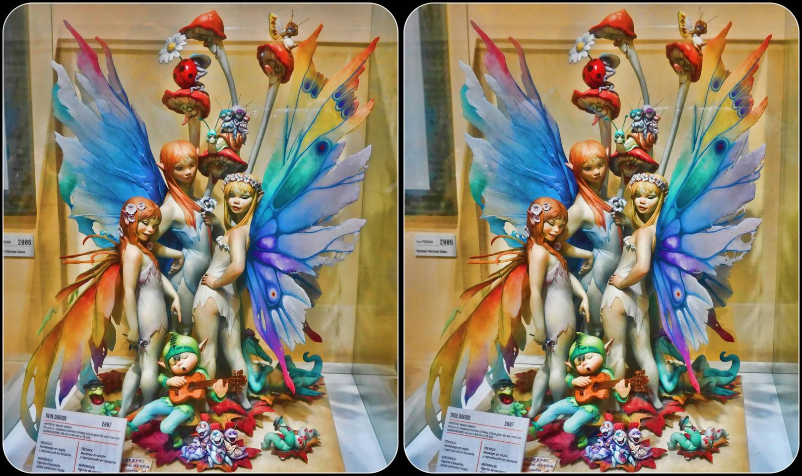 Fairies in the Plastic Display Case