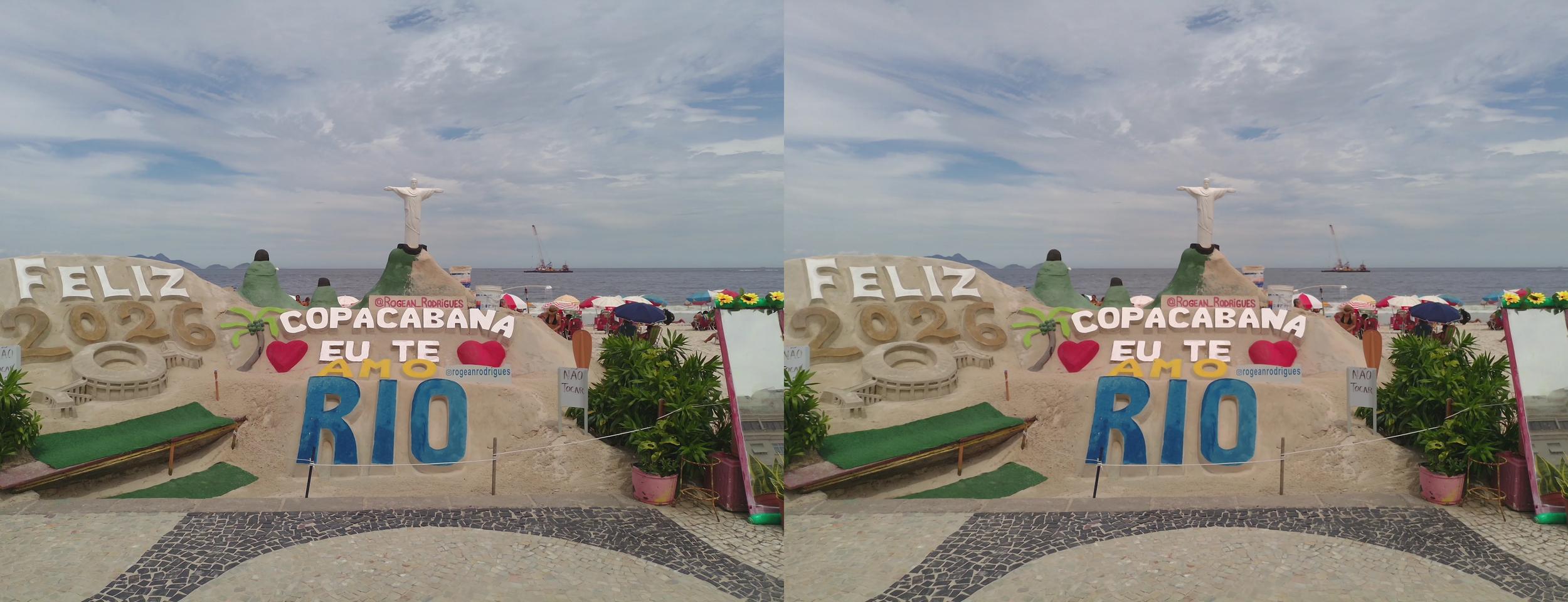 Copacabana Beach Rio Janeiro, Brasil
