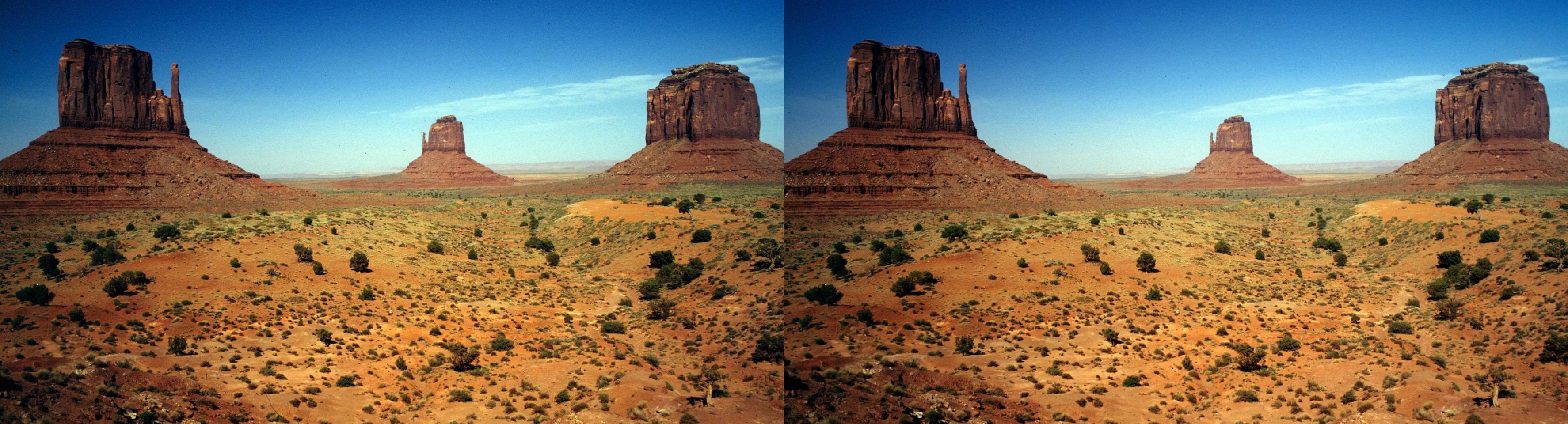 The Mittens, Monument Valley, Arizona - June 1984
