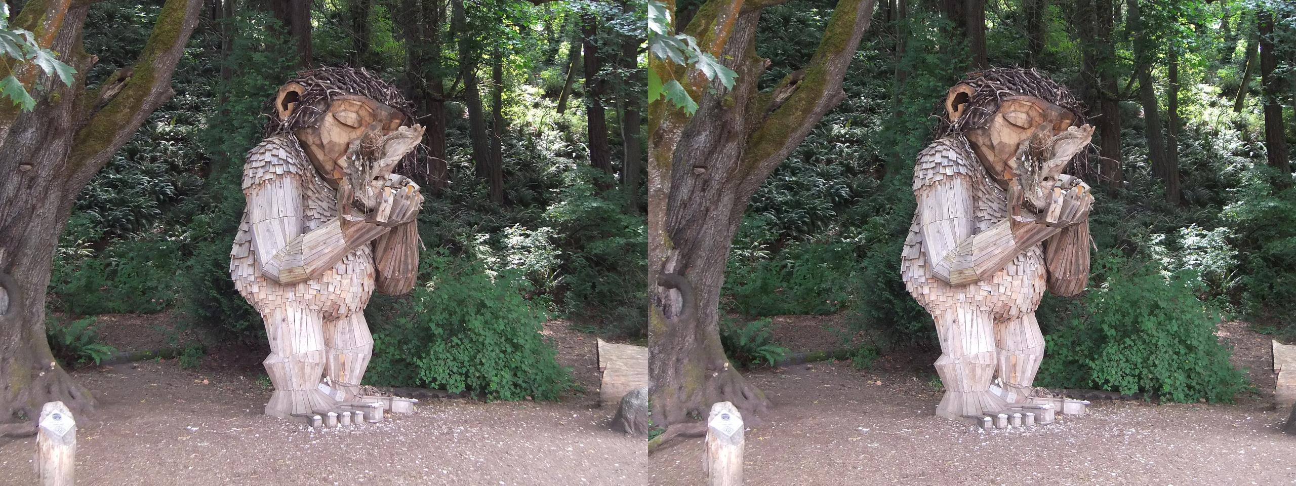 Bruun Idun Wooden Troll - Seattle, Washington