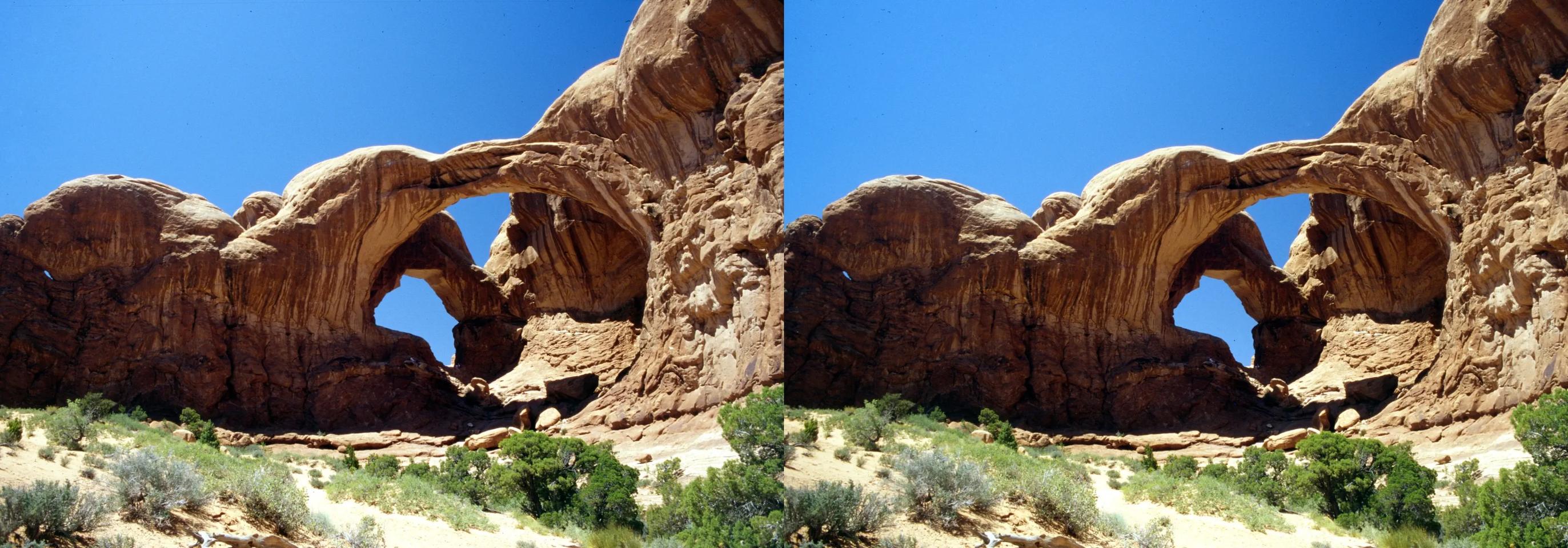 Triple Arch, Arches National Park - June 1984