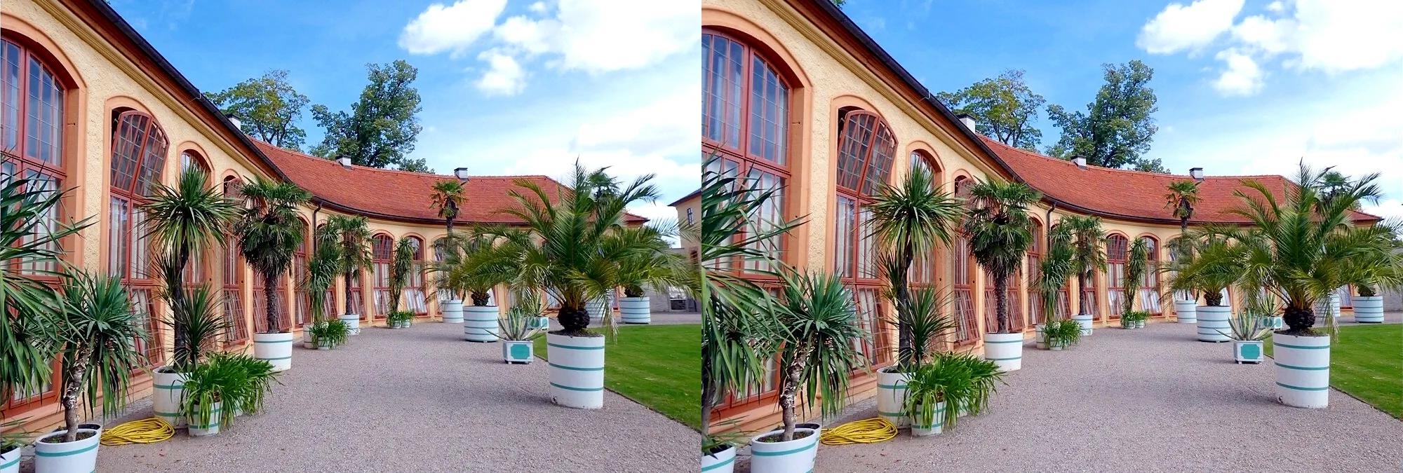 ... in the castle garden ...