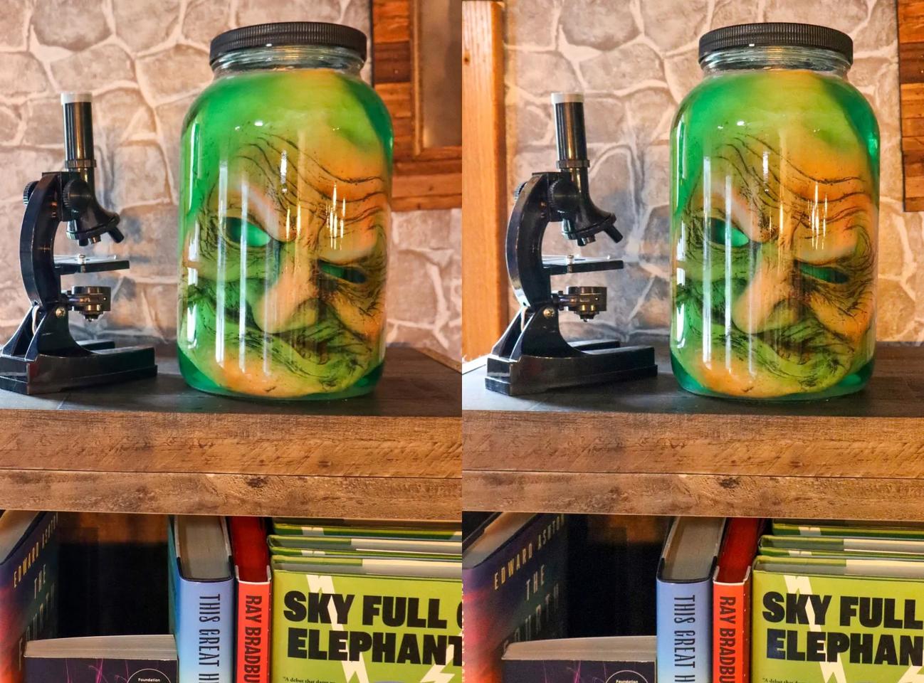 Microscope and Sample Jar