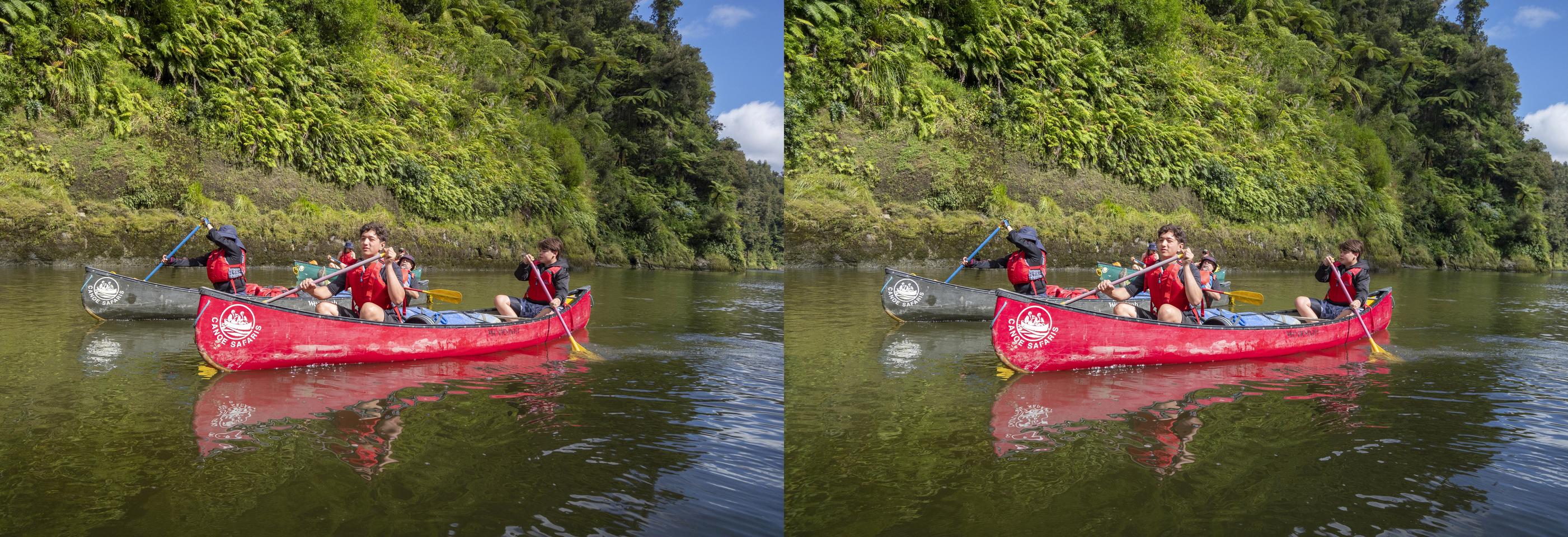 Kaito and Noah, Whanganui River Canoe trip 2024