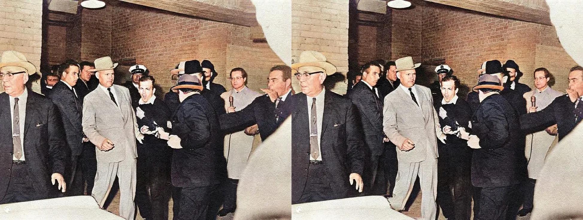 LeeHarvey Oswald being Shot.