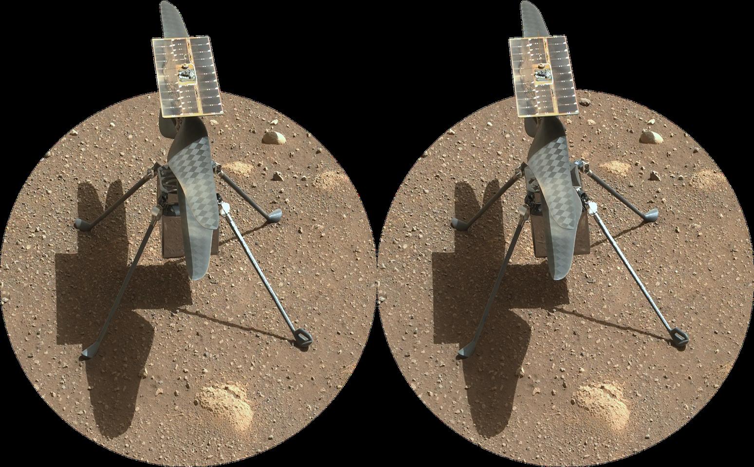 Ingenuity deployed on Mars