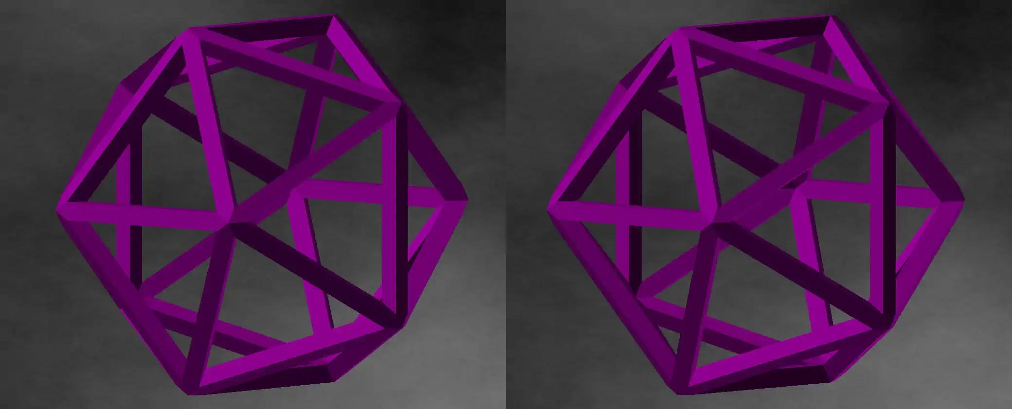 Platonic icosahedron