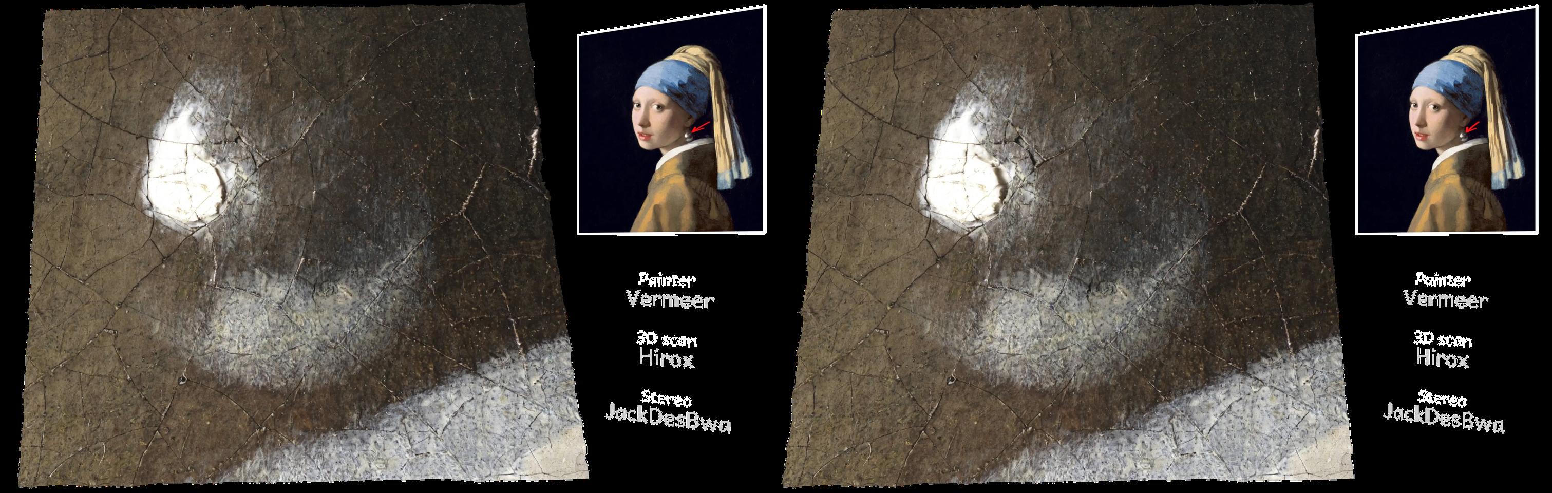Detail of the Girl with a Pearl Earring