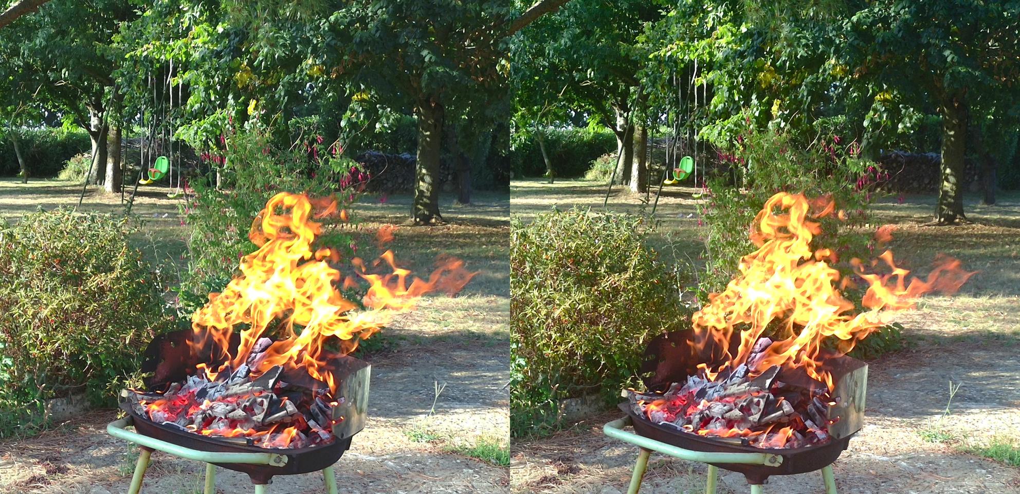 Barbecue fire sync