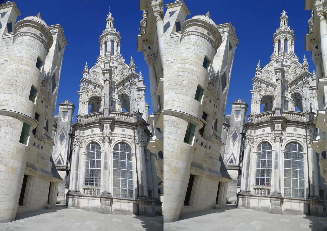 Tower of the double-spiral staircase, Chambord