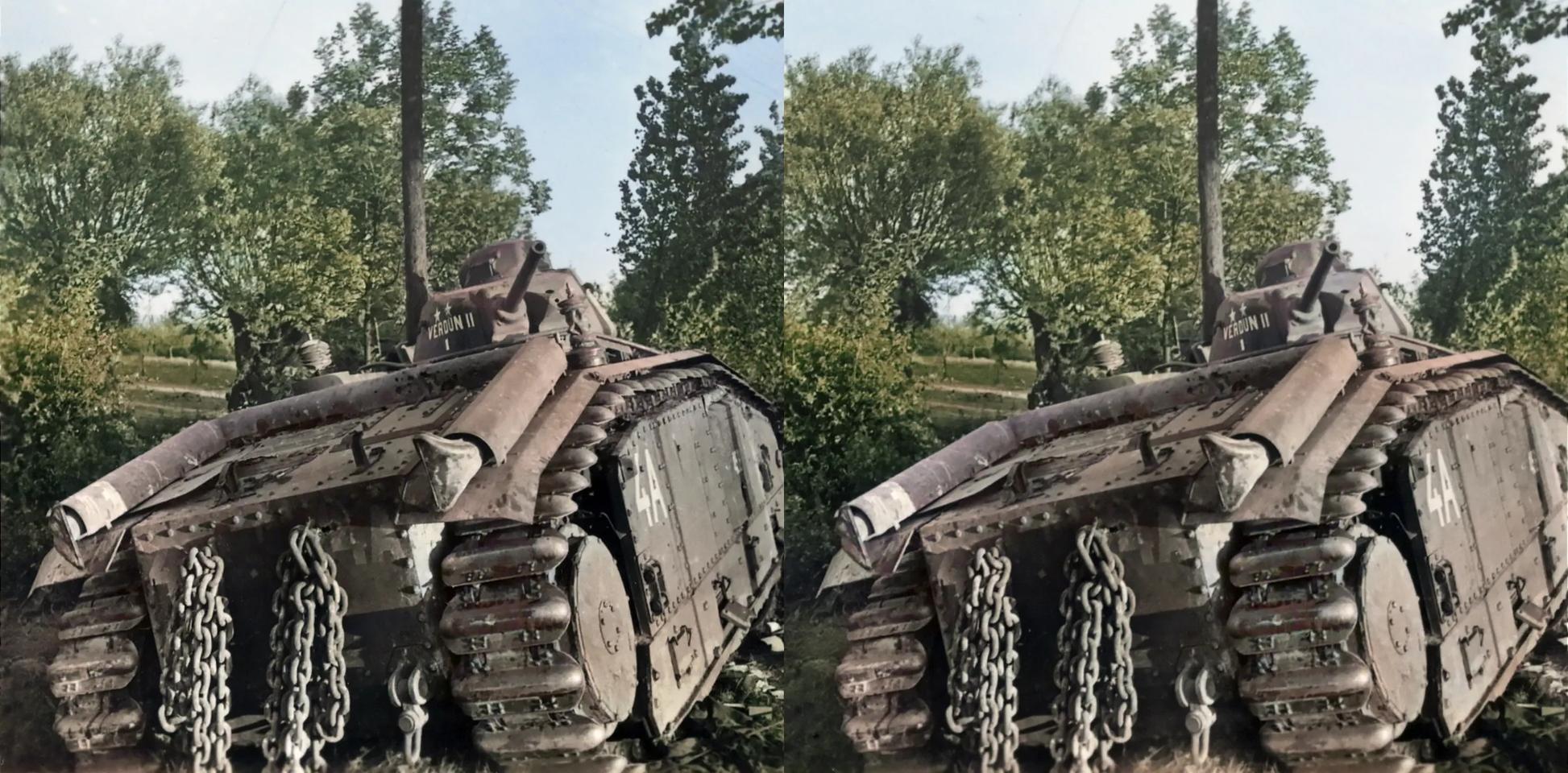 045 - Abandoned French Char B1 tank