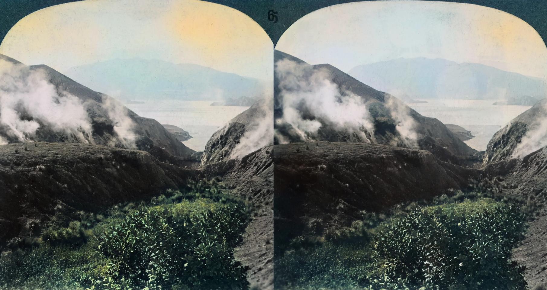 ‘The Steaming Mountain, New Zealand’ 1921