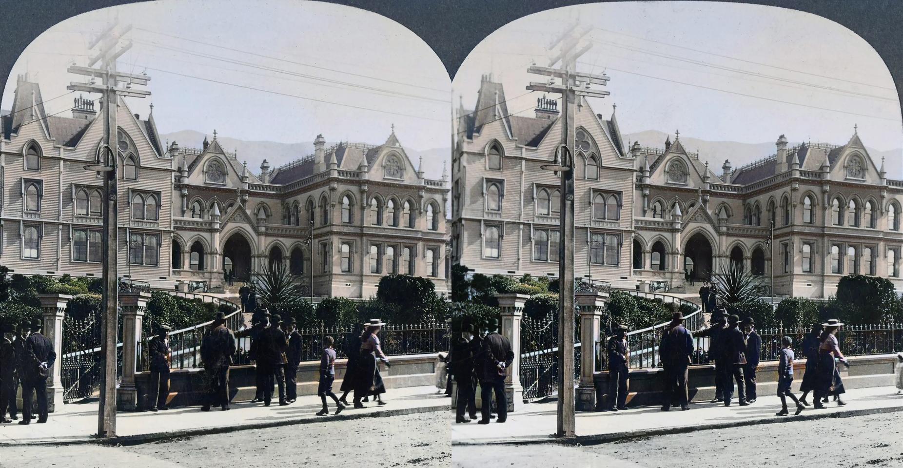 ‘The parliament house, Wellington, New Zealand’ 1919