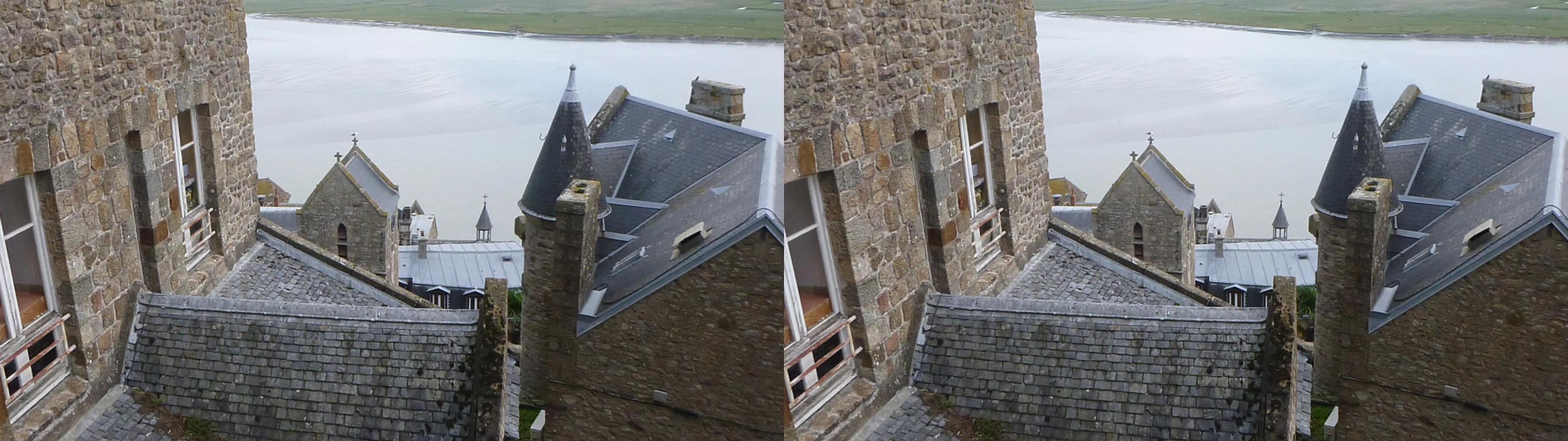 Rooftops at Mont St. Michel