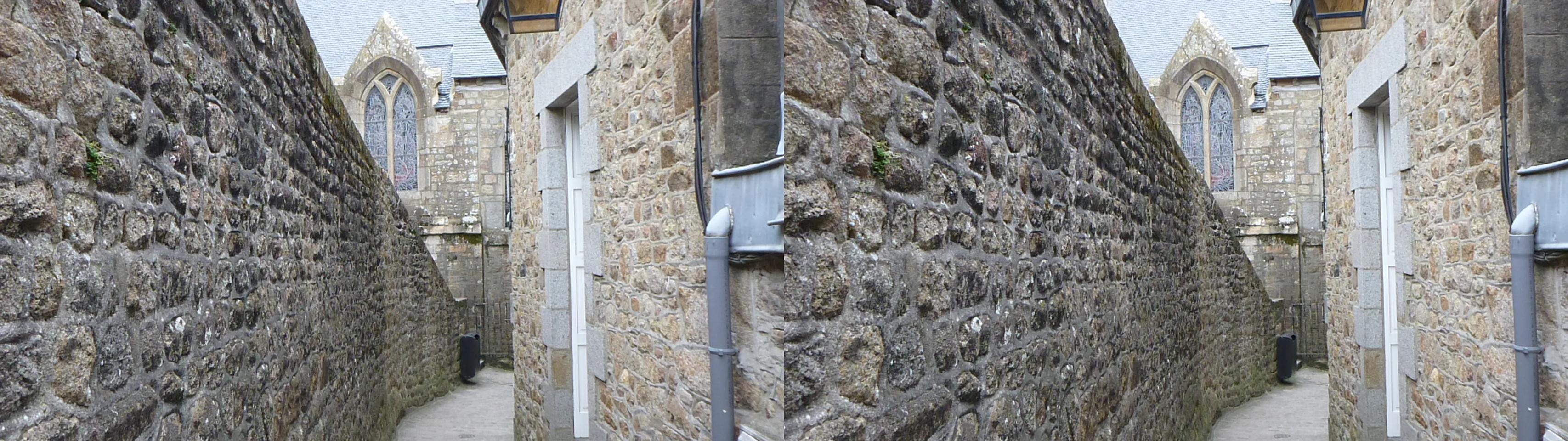 Alleyway in Mont St. Michel