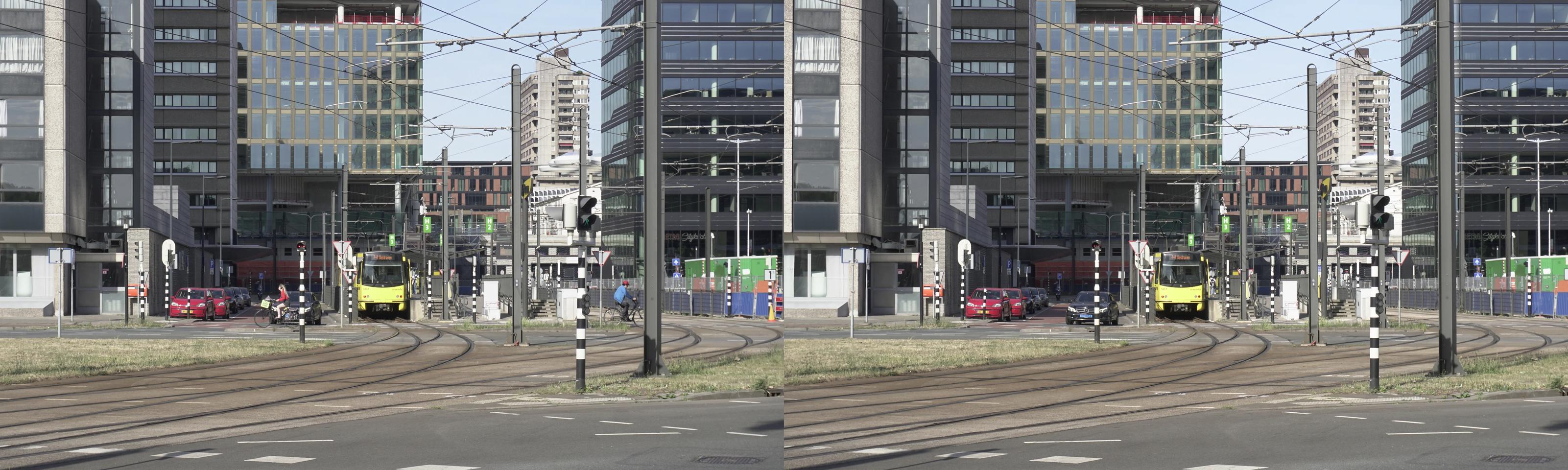 Lightrail to Westraven, Utrecht, Netherlands, May 31th 2020