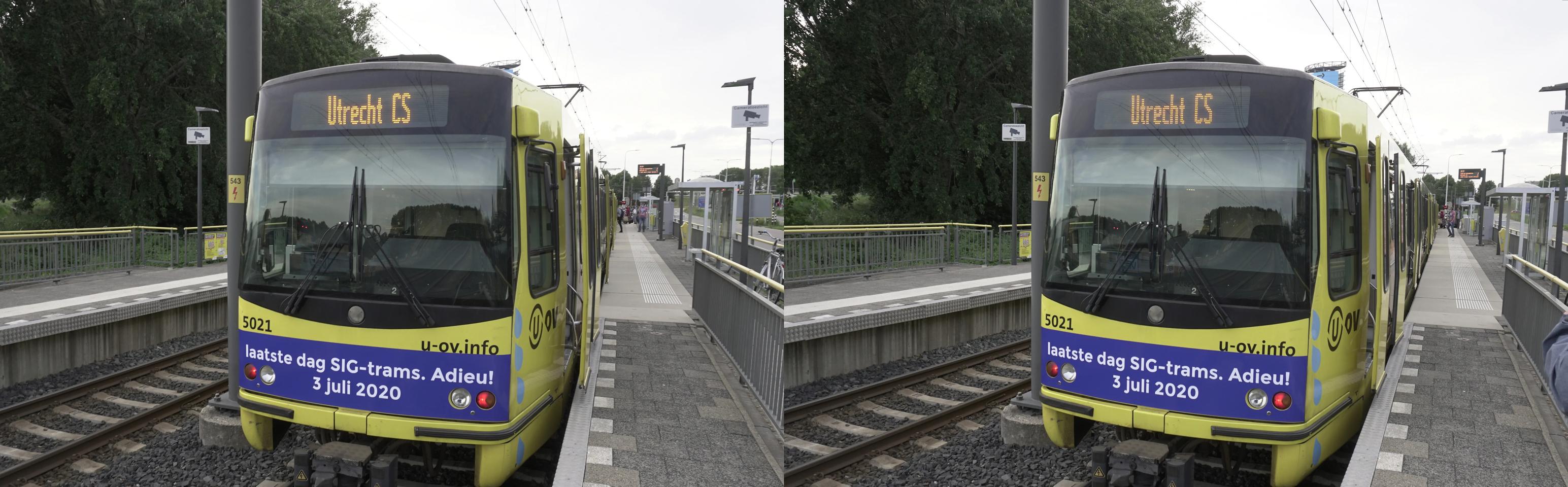 SIG Tram at transferium Westraven P+R Utrecht, July 3rd 2020