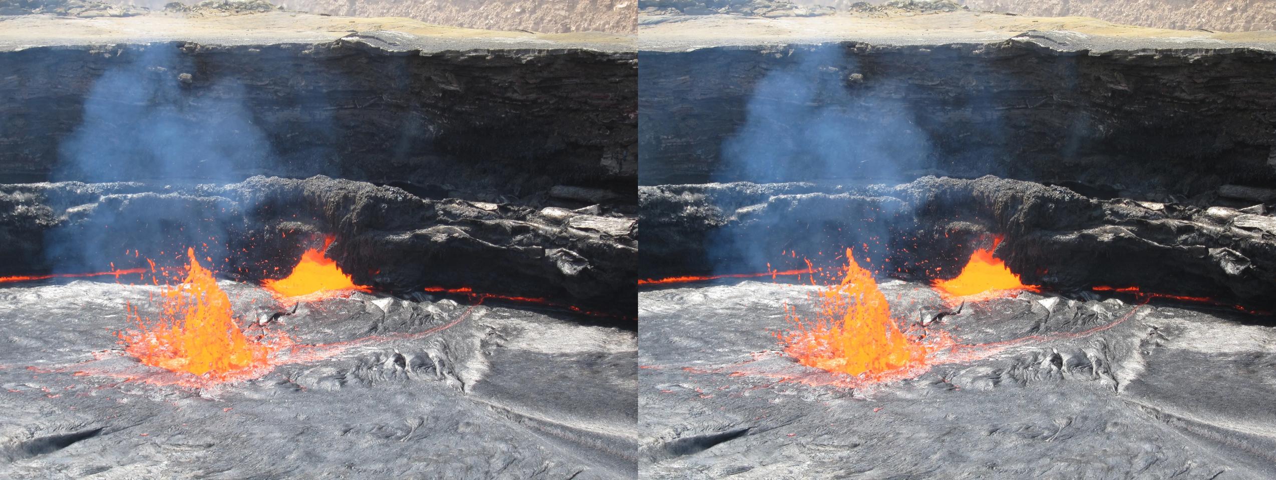 Hyperstereo on an active volcano 3