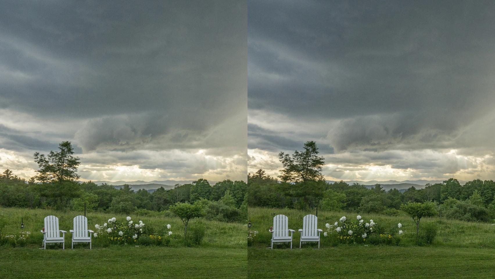Approaching storm, Vershire Vermont, 2019