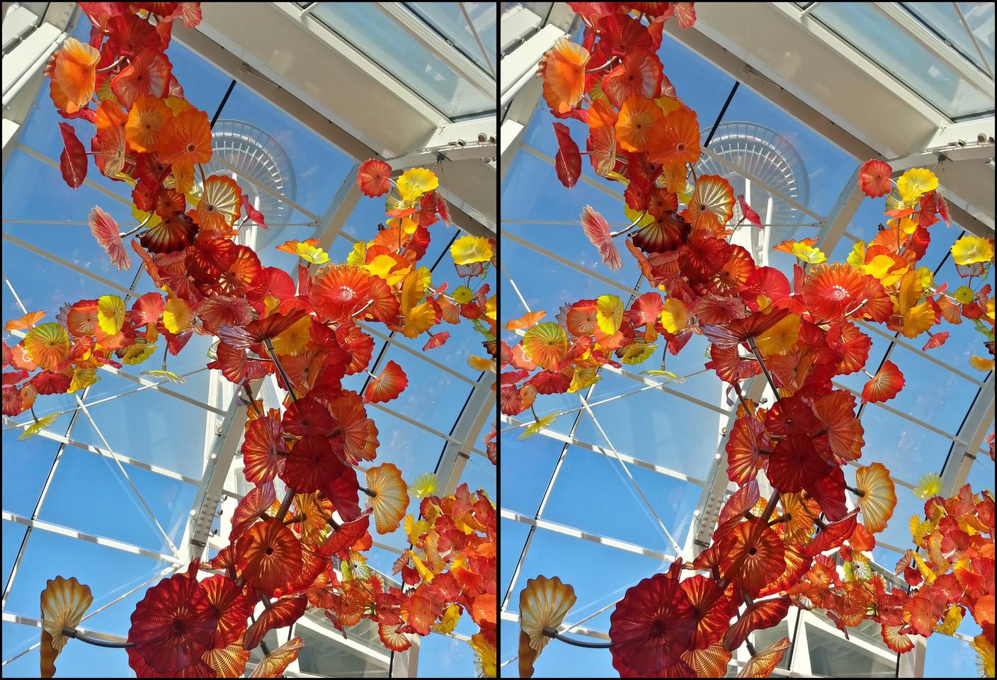 Space Needle from Chihuly Garden and Glass