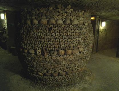 Paris catacombs, 2022