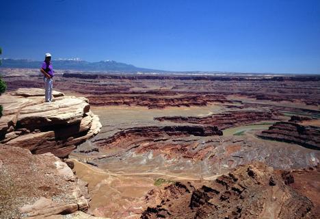 Vista point in Canyonlands National Park- June 1984