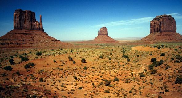 The Mittens, Monument Valley, Arizona - June 1984