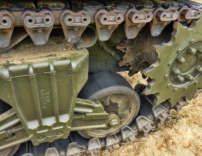 Collings Foundation WORLD WAR II Re-enactment Tank Treads