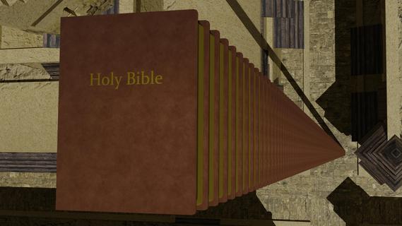 Tallest Stack Of Holy Bibles In The World