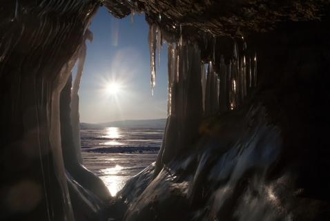 Ice cave on Baikal