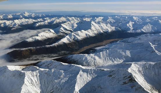 Southern Alps from plane