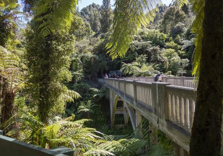 'Bridge to nowhere', Whanganui River Canoe trip 2024
