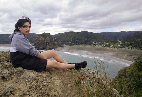 Kaito at Piha beach - Auckland New Zealand. (5 of 5)