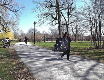 People Walking in Mackenzie King Park