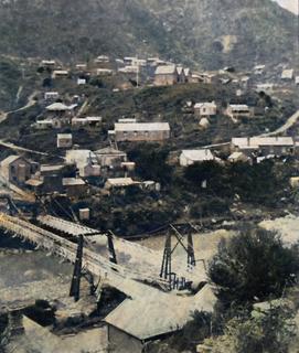Gold Mining at Karangahake, Waihi. 'Part of Karangahake' 1880's