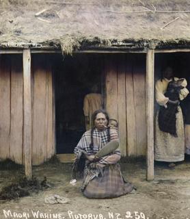 Maori Wahine, Rotorua, NZ circa 1900