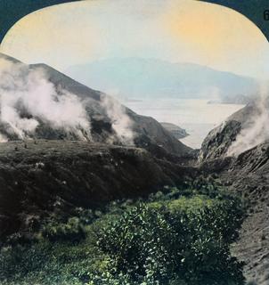 ‘The Steaming Mountain, New Zealand’ 1921