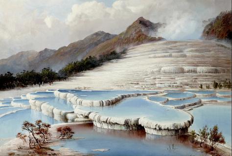 White Terraces, Charles Blomfield 1882