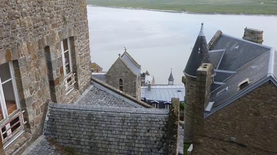 Rooftops at Mont St. Michel